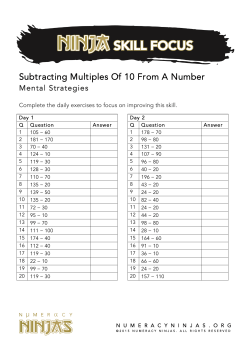 Subtracting Multiples Of 10 From A Number