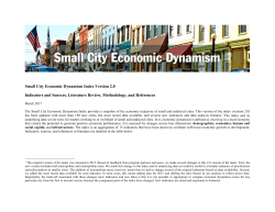 13 indicators of economic dynamism