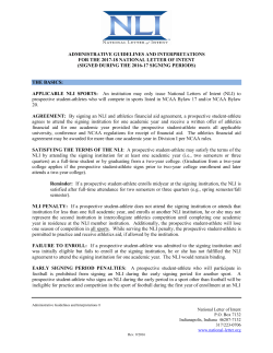 Administrative Guidelines and Interpretations