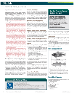 2016 Marine Digest - State of New Jersey