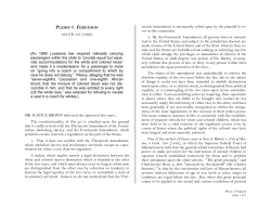 Plessy v Ferguson