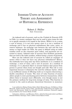 Indexed Units of Account: Theory and Assessment of Historical