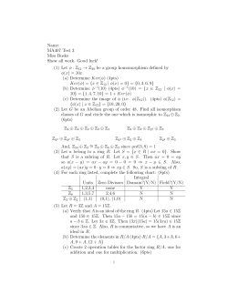 Test 3 Key