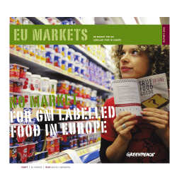 EU Markets Report - Greenpeace Nederland