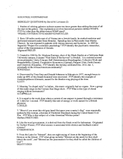 Levinson 02 - Collegiate Quiz Bowl Packet