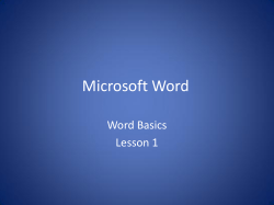 Microsoft Word