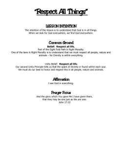 Respect All Things - Diane Venzera, LLC