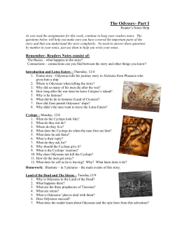 The Odyssey- Part I - mso-hphs