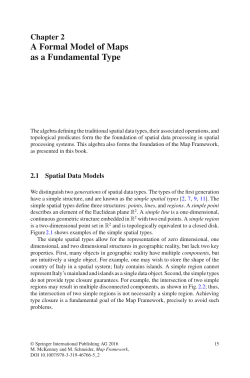 A Formal Model of Maps as a Fundamental Type