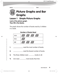 Picture Graphs and Bar Graphs