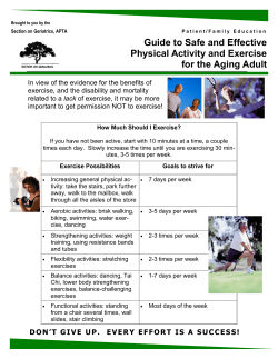 Consumer Brochure - Exercise 9-22