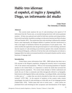 Hablo tres idiomas - Divergencias