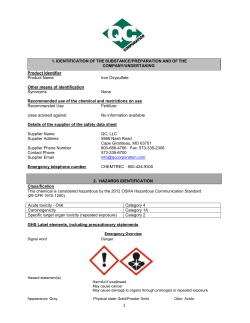 SDS - QC Corporation