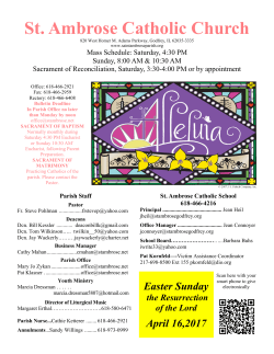 Easter Sunday-the Resurrection of the Lord