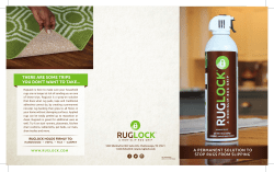 RugLock Brochure - Spray-Lock