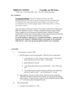 SHIPLEY NOTES Crucible Act III Notes