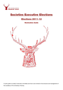 Societies Executives - University of Surrey Students` Union
