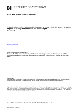 Chapter 4: National institutional context - UvA-DARE