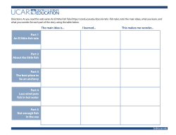 El Ni&ntilde;o Fish Tale Graphic Organizer Worksheet