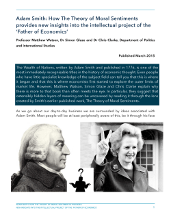 Adam Smith - University of Warwick