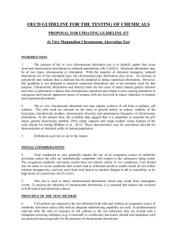 oecd guideline for the testing of chemicals