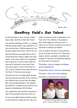 Geoffrey Field`s Got Talent - Geoffrey Field Junior School