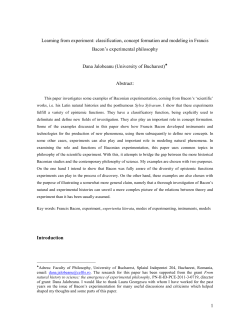 Experimenting with spirits - Philsci-Archive