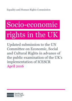 Socio-economic rights in the UK