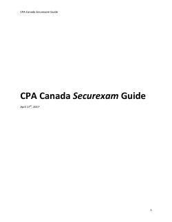 Securexam user guide