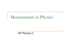 AP_Physics_C_-_Measurement