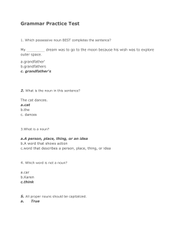 Grammar Practice Test