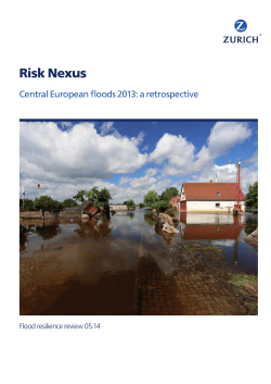 Risk Nexus | Central European floods 2013