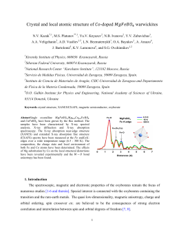 Crystal and local atomic structure of Co-doped