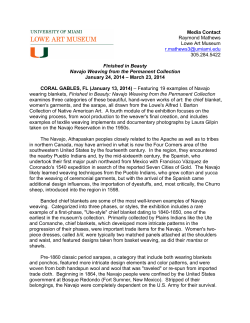 Finished in Beauty: Navajo Weaving from the Permanent