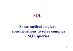 SQL queries hints
