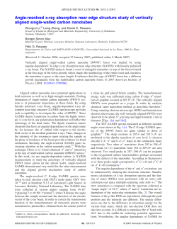Angle-resolved x-ray absorption near edge structure study of
