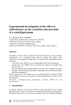 Experimental investigation of the effect of solid-mixture