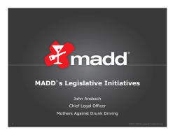 Draft-MADD PowerPoint