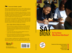 Do You Know What Bronx Kids Know?