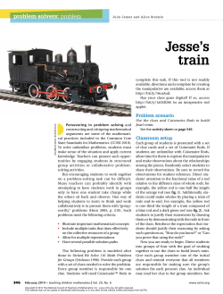 ps: problem: Jesse`s train