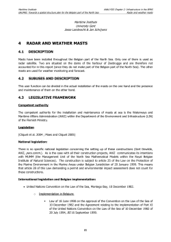 4 radar and weather masts