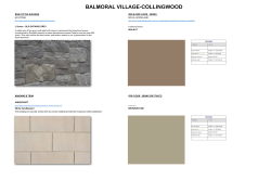 Balmoral Village-Collingwood Colour Board