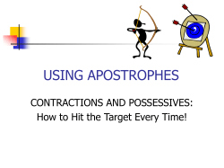 Apostrophes PowerPoint
