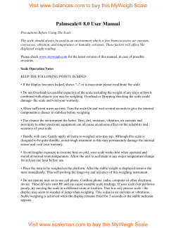 User Manual - Scaleman.com