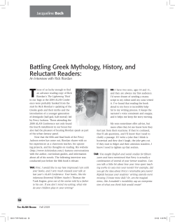 An Interview with Rick Riordan