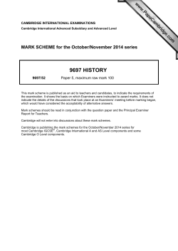 9697 history - Past Papers Of Home
