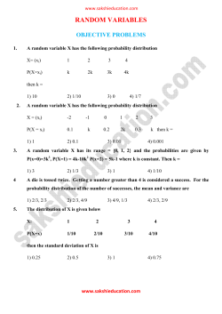 random variables - Sakshieducation.com