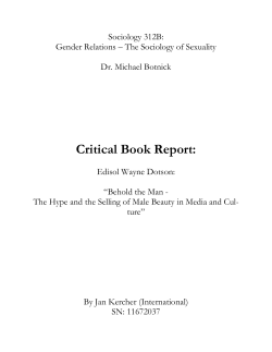 Critical Book Report: