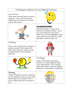 Techniques Authors Use in Political Cartoons Symbolism