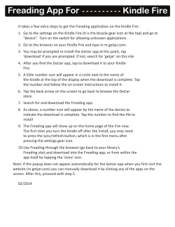 Freading App for Kindle Fire